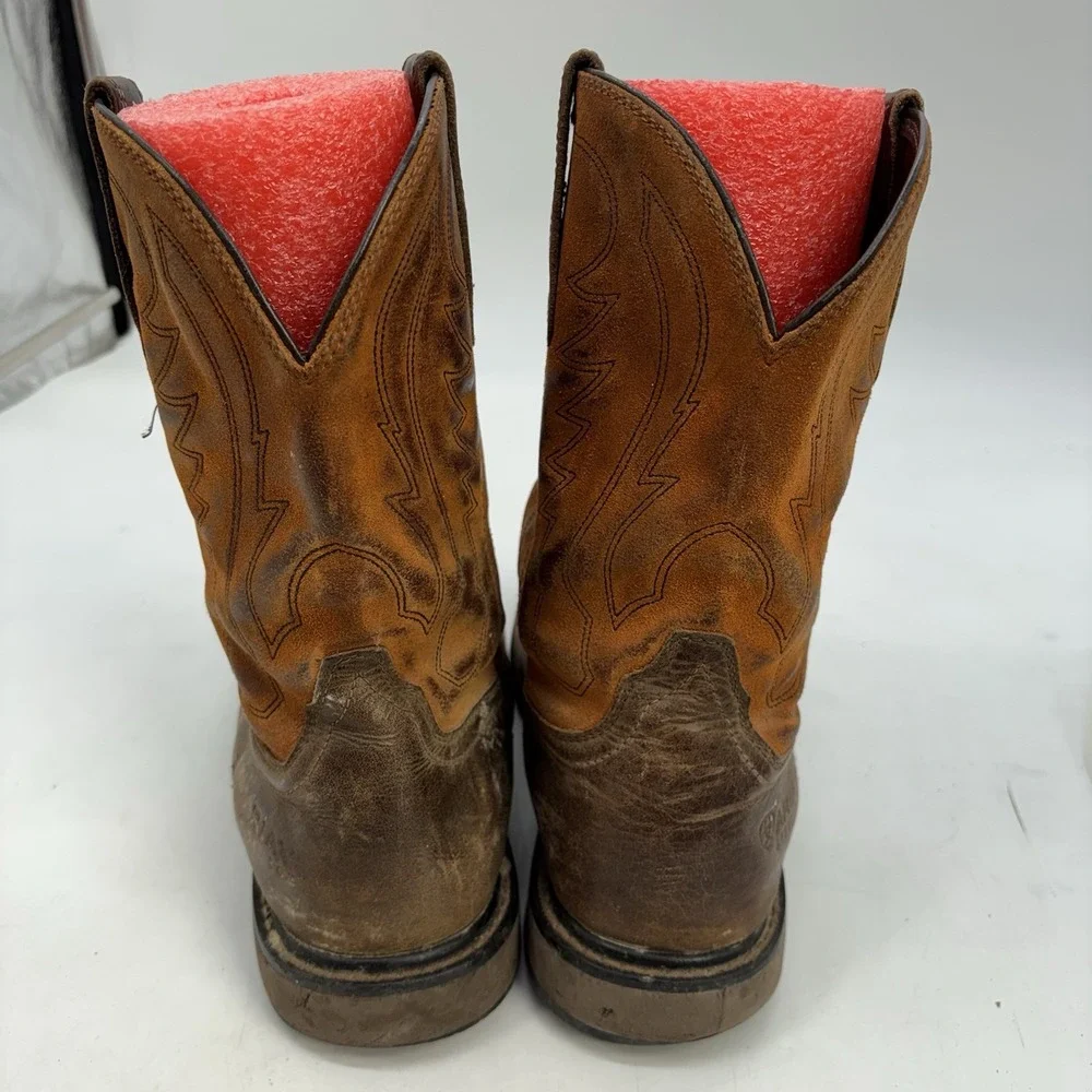 Ariat Work Boots Mens 10.5 Hog XT Patriot Comp Toe ASTM F2413-18 Distressed